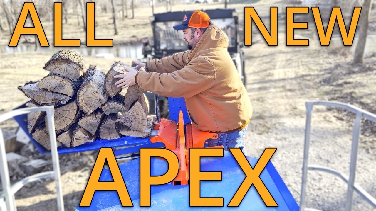 First SPLITS with the Eastonmade Apex Wood Splitter
