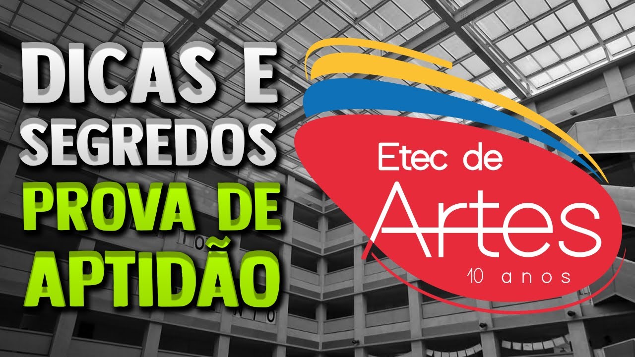 Como é a Prova de Aptidão do Curso Técnico em Dança da Etec de Artes 2026