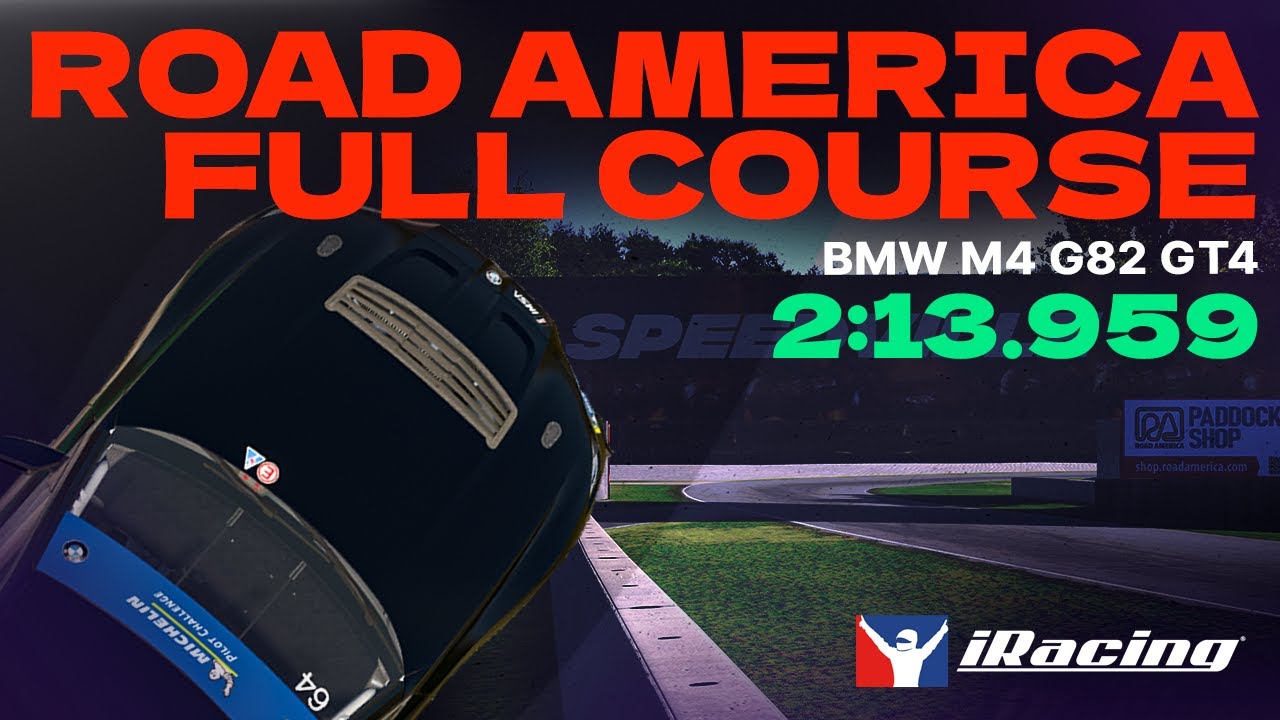 iRacing | BMW M4 G82 GT4 -  Road America Full Course - FTSCC Week 11 | Hotlap