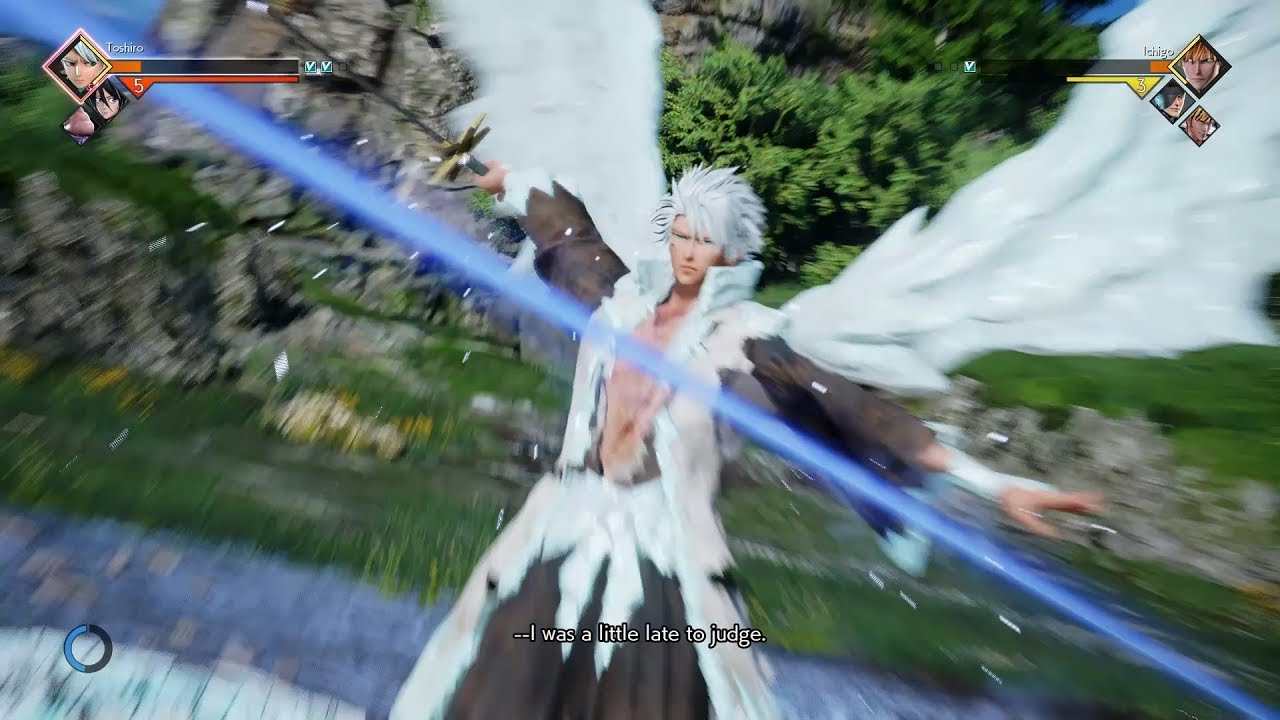 Toshiro Hitsugaya Jump Force Gameplay