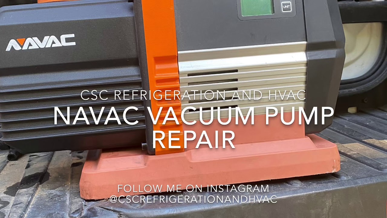 Navac 8 cfm Vacuum Pump Repair