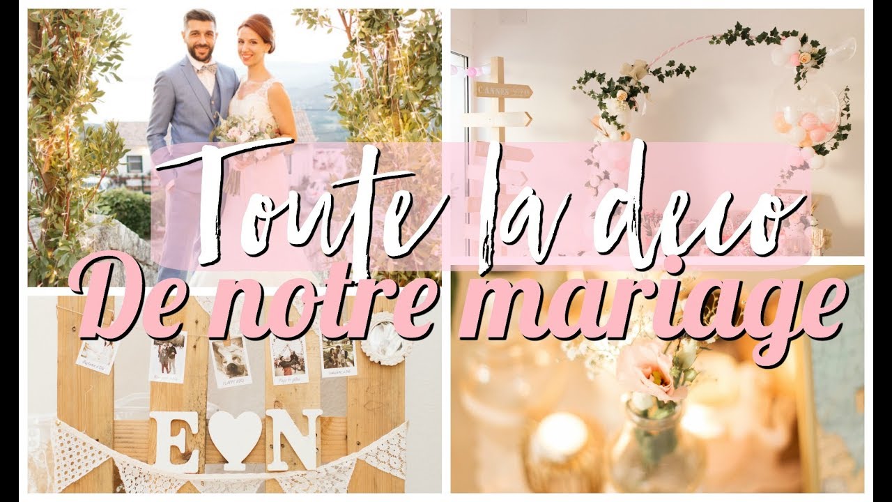 TOUTE LA DECORATION ET DIY DE NOTRE MARIAGE CHAMPETRE