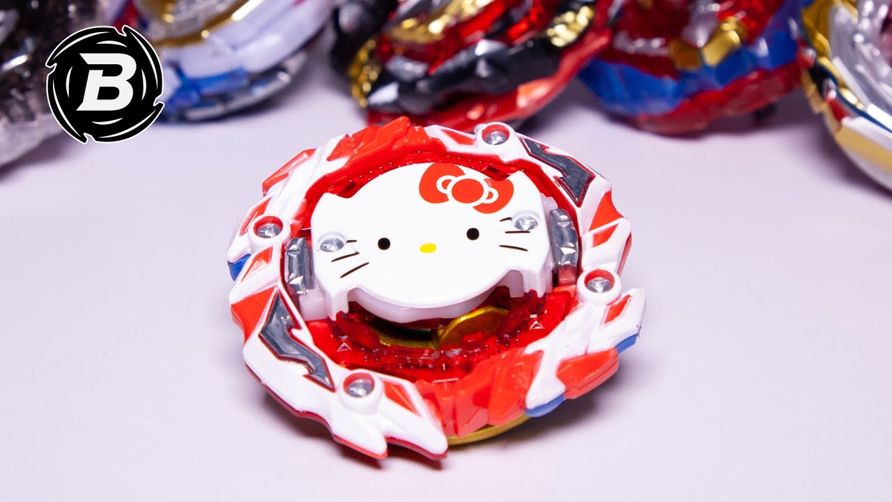 Takara Tomy Hello Kitty Beyblade Destroys the Competition | ASMR | Blade Stadium