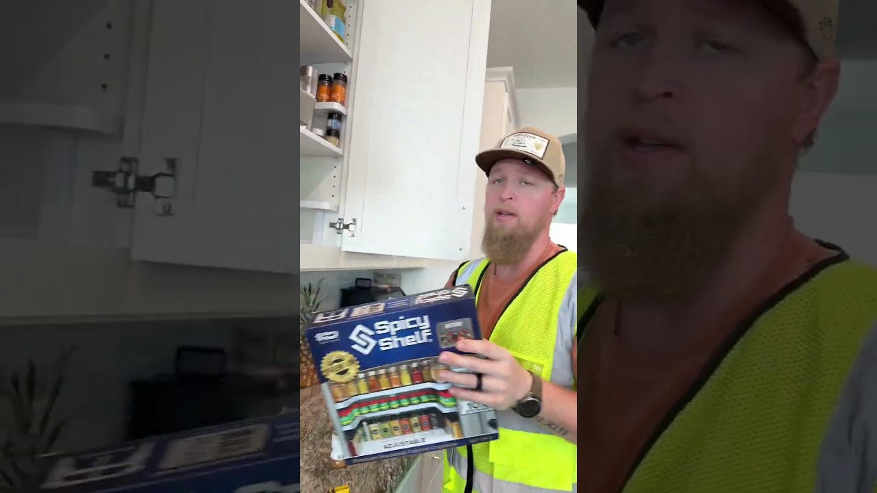 It doubled my cabinet space in seconds&hellip; #spicerack #storage #organize #tiktokshopspringglowup
