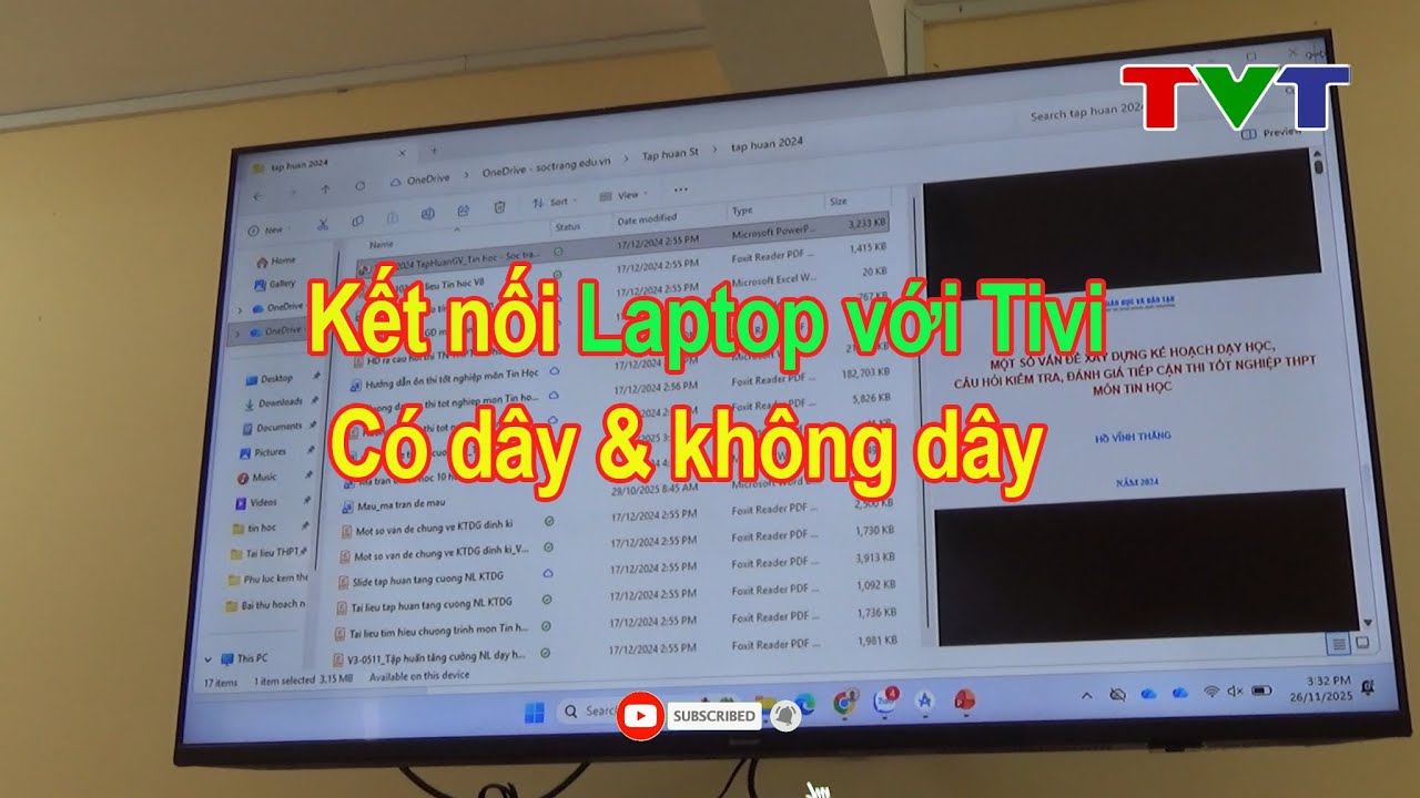 Hướng dẫn kết nối laptop với tivi mới nhất | Ai cũng làm được | Thủ thuật tin học