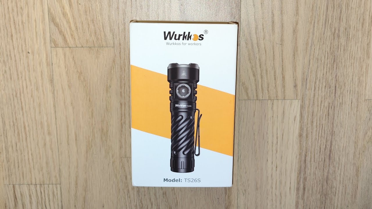 Wurkkos TS26S EDC Flashlight,  3100 lumens