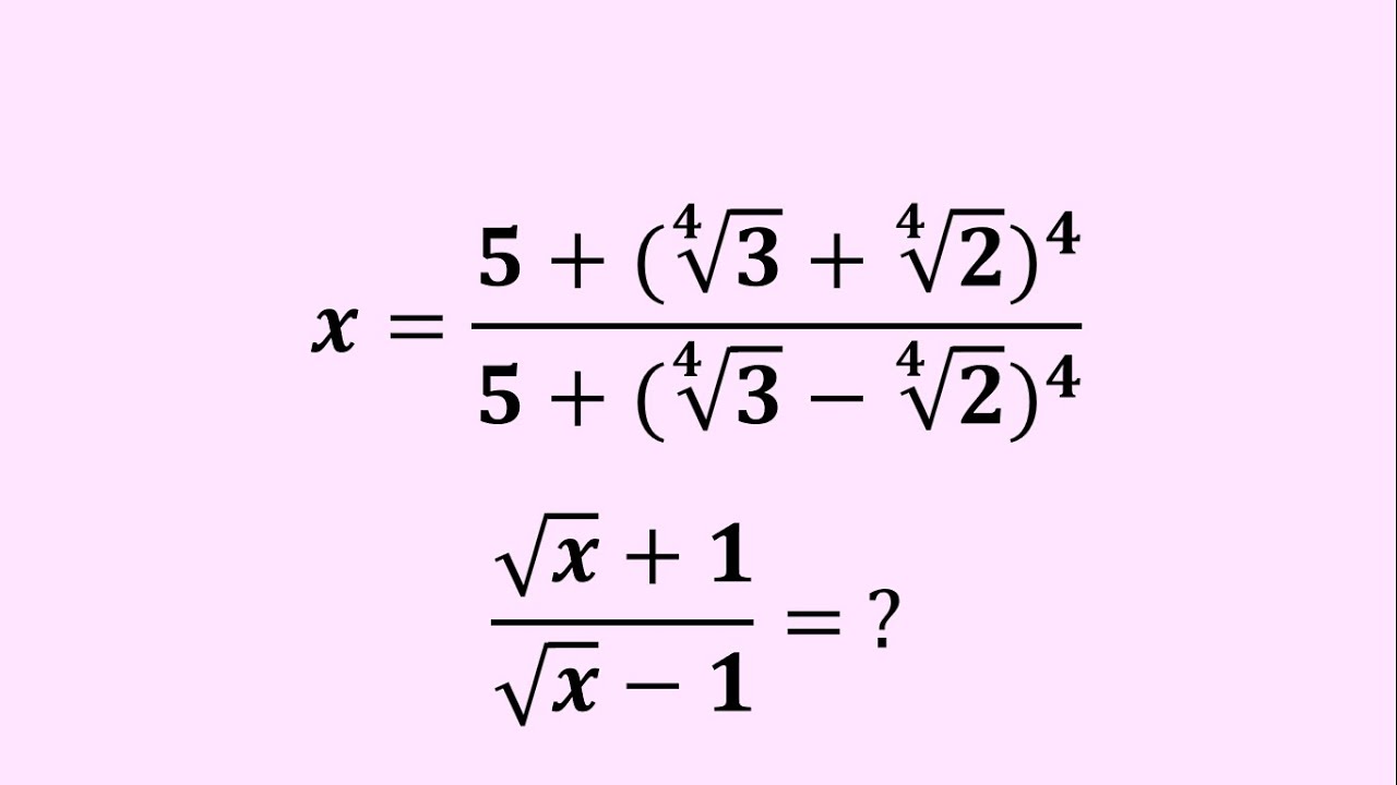 A Mind-Blowing Algebra Problem- Give It a Try!