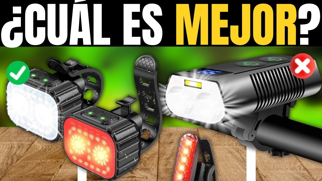 Las Mejores Luces para Bicicleta Calidad-Precio de 2026 [NO COMPRES EL MODELO EQUIVOCADO]