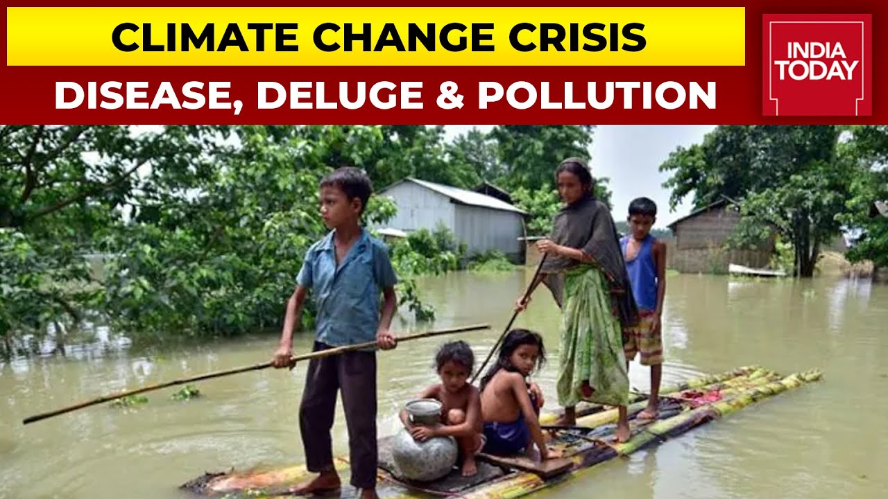 Climate Change Crisis: India Battles Disease, Deluge And Pollution
