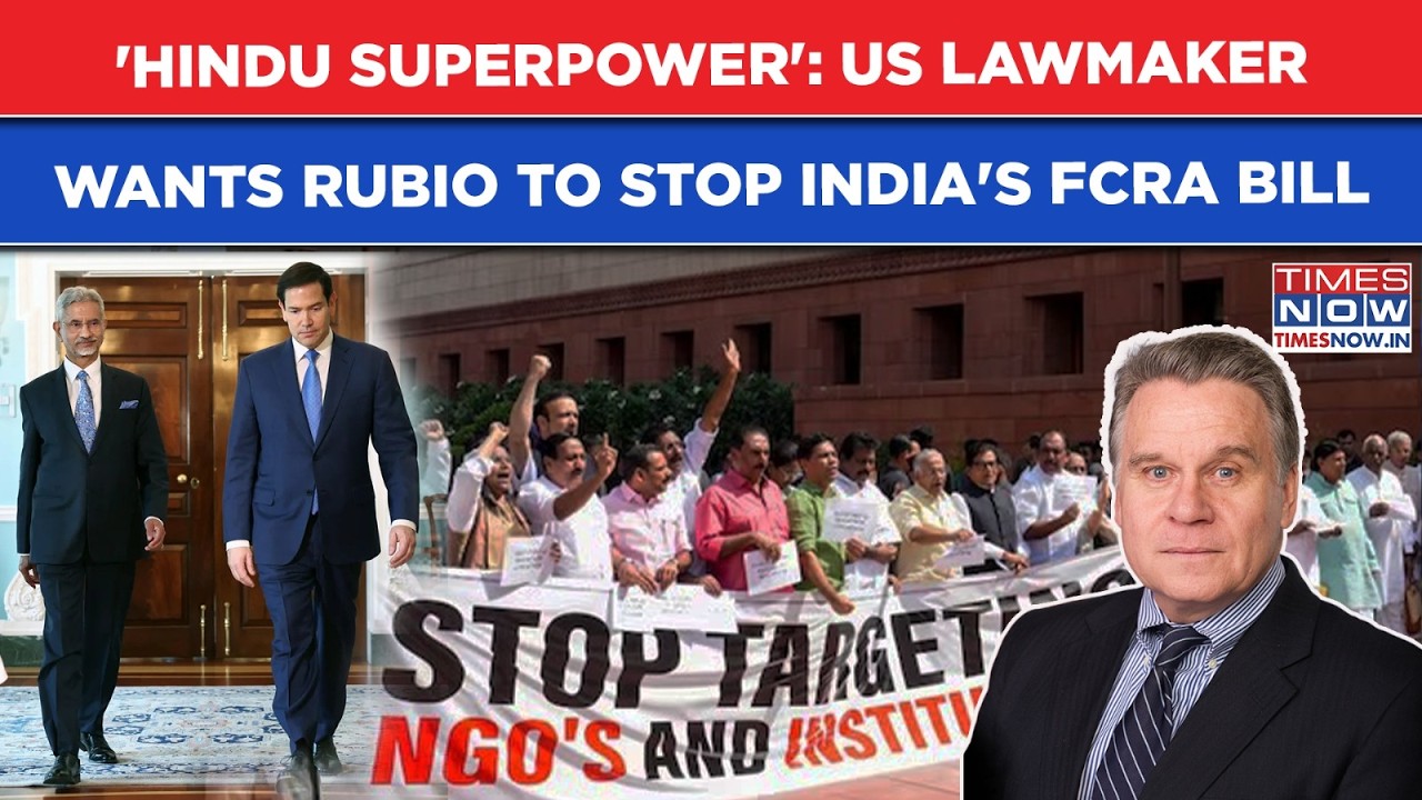 US Lawmaker Wants Rubio To Stop India's FCRA Bill, Raises 'Modi, BJP'? Why 'Hindu Superpower' Remark