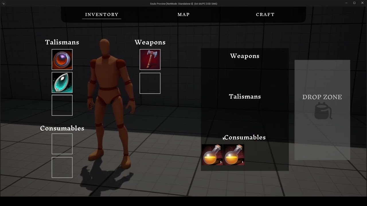 Inventory and Equipment System - Unreal Engine