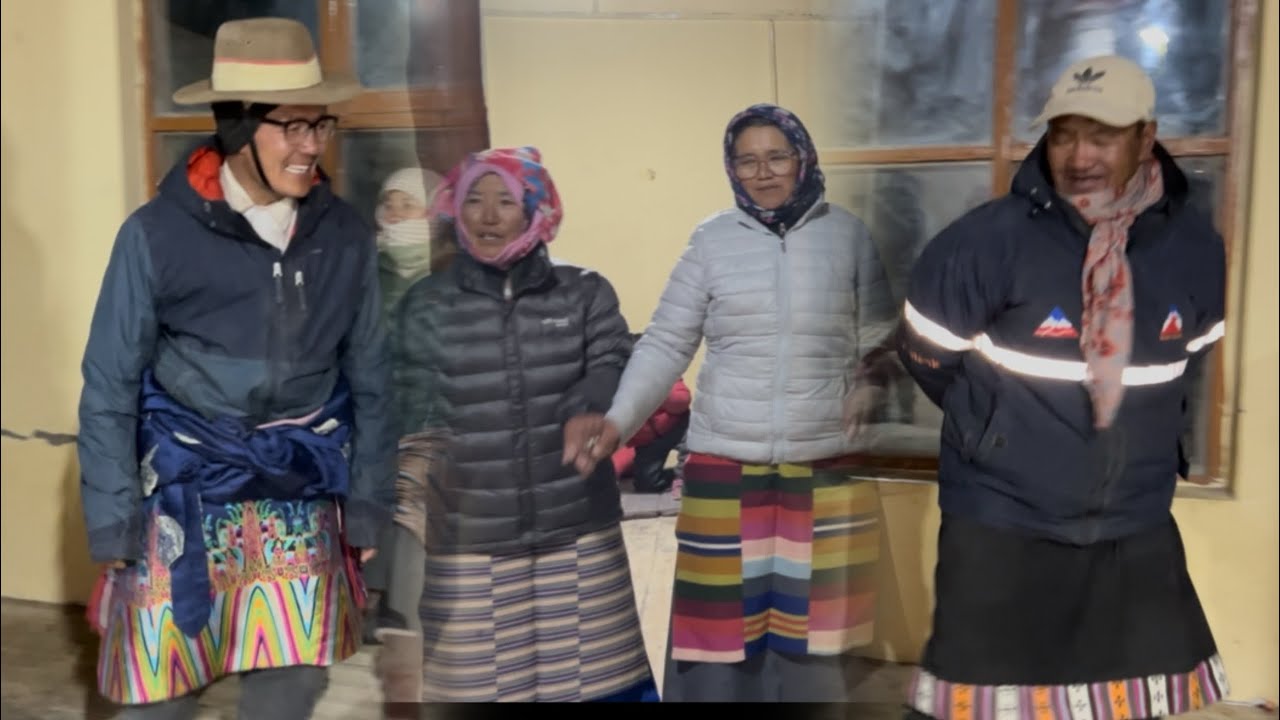 🌸12/11/25 Hanle lhakar gorshey 💃🕺#nyaritibetangorshey#lhakargorshey #whitewednesday #hanle #culture 