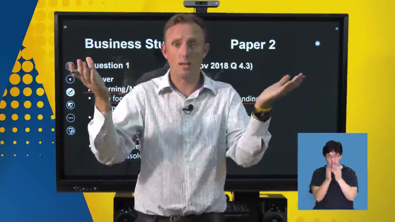 Business Studies Exam Prep Paper 2 Roles
