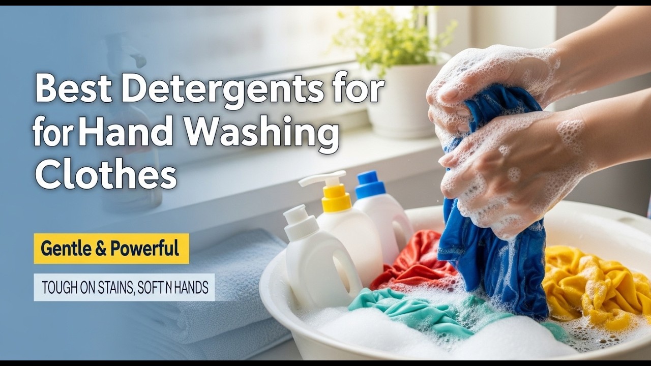 Top 5 Best Detergents for Hand Washing Clothes 2026 | Hands vs. Machine: The Ultimate Detergent