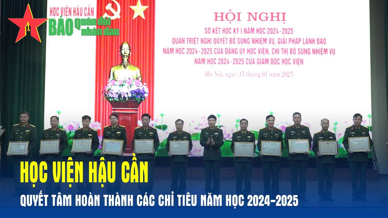Học viện Hậu cần quyết tâm hoàn thành các chỉ tiêu năm học 2024-2025