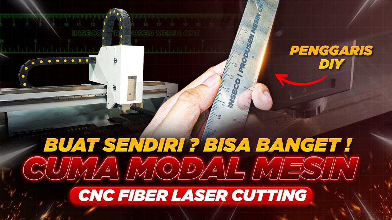 Ide Bisnis! 💰 Buat Penggaris Plat Custom Pakai Fiber Laser Cutting 3000 Watt