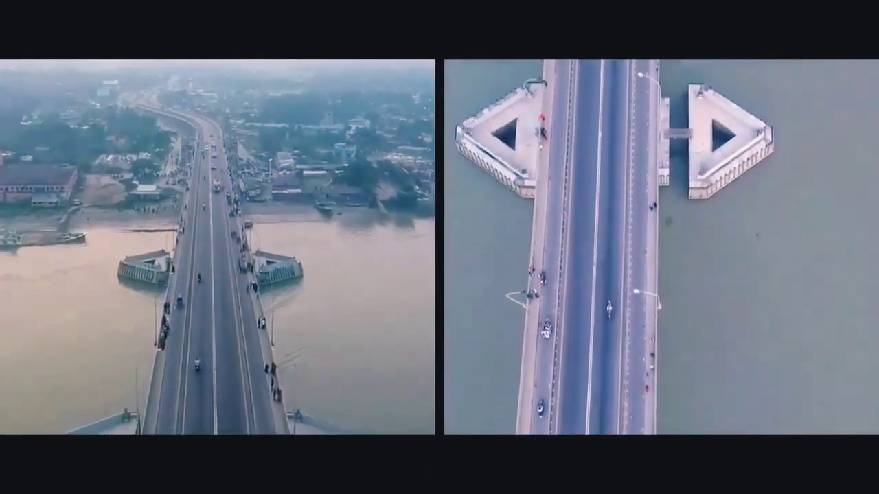 Khulna city, Barisal city and Noakhali city air view