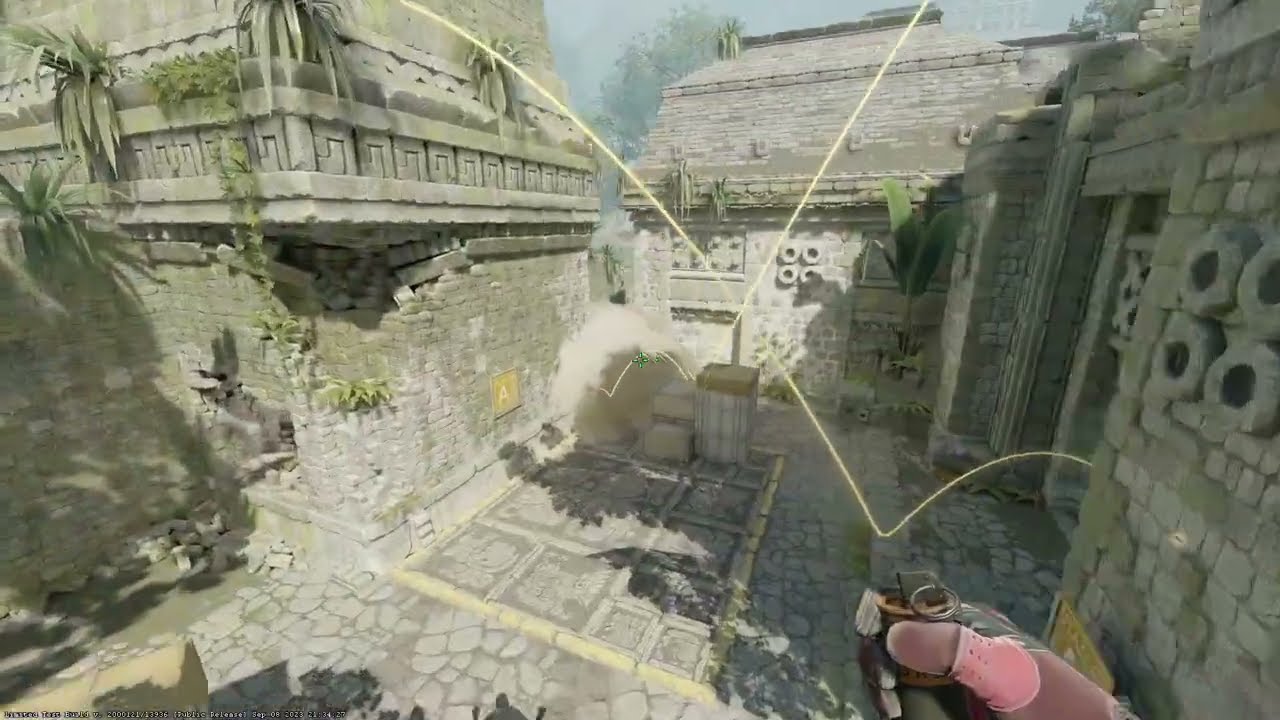 CS2 Ancient A Smokes From 1 Position - Tutorial