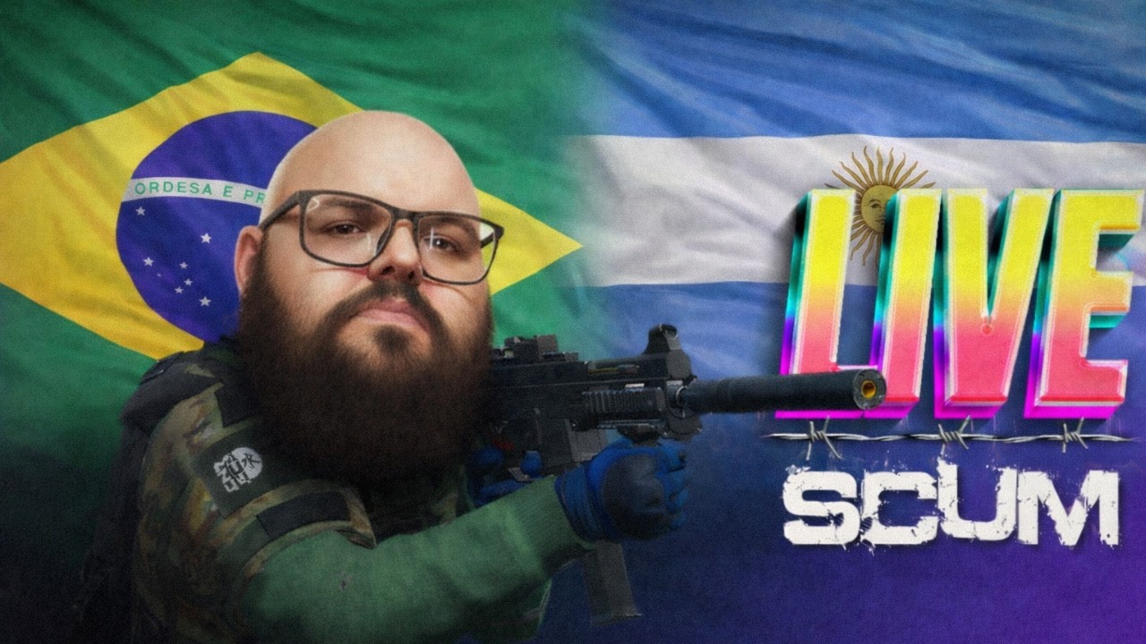 🔴 SCUM: SEMANA EM GUERRA: BRASIL CONTRA TODOS 🔥RECRUTAMENTO ABERTO