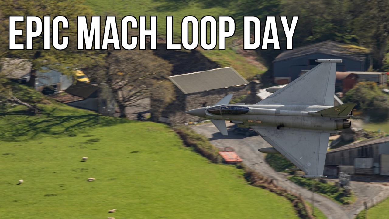 Mach Loop Low Flying &ndash; Typhoons, F-15s, Red Arrows & F-35