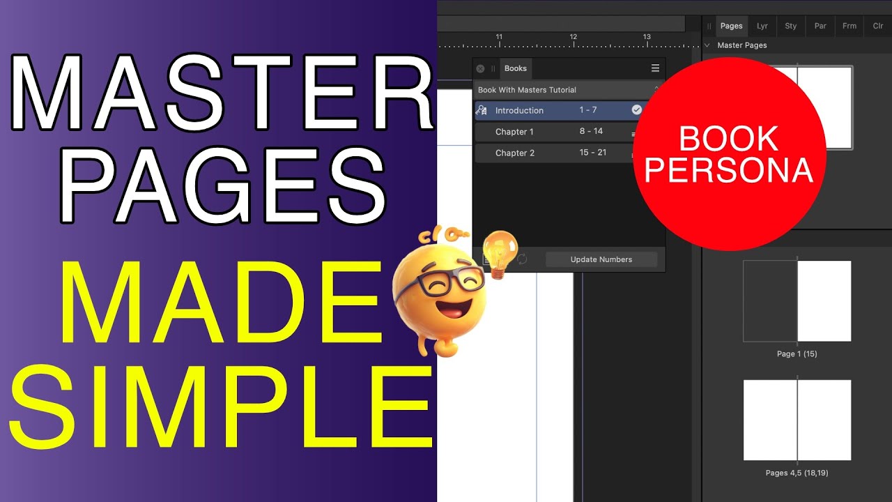 How to Manage Master Pages Across Book Files in Affinity Publisher 2.6.2