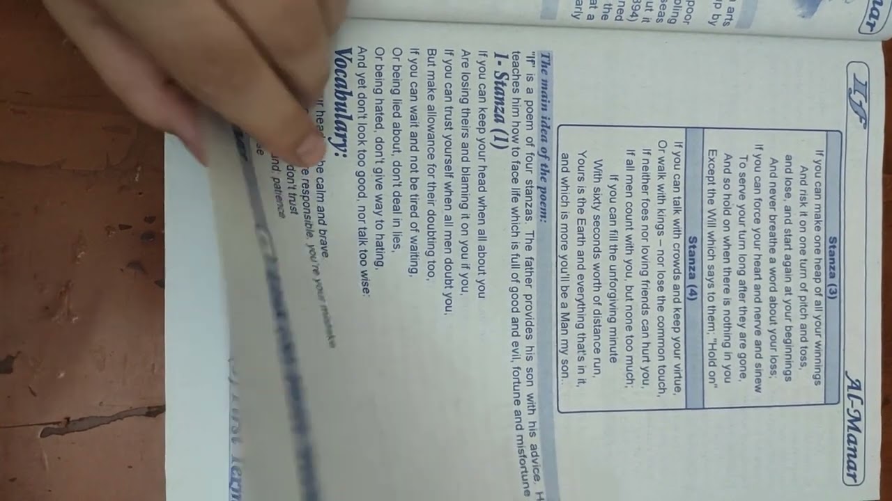 Poetry Prep3 (If) Mrs/ Nelly Said