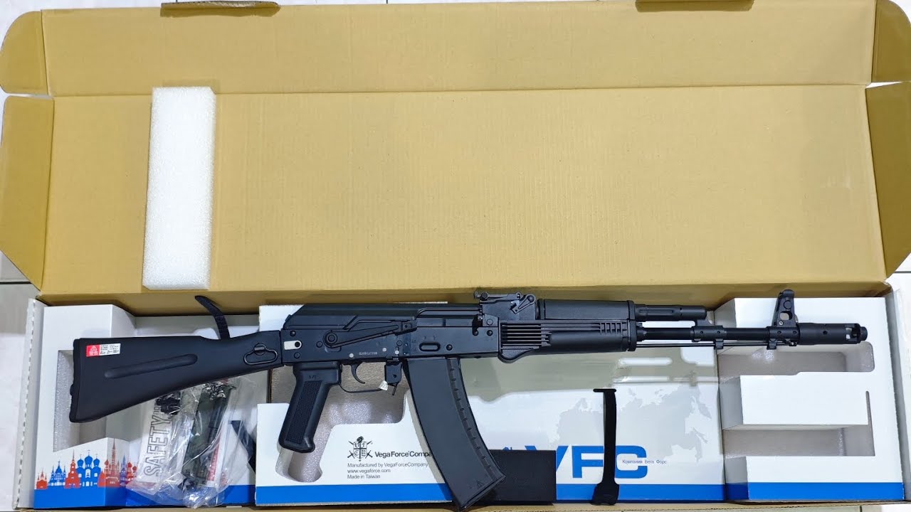 Gbbr vfc ak74m black resmi grafir