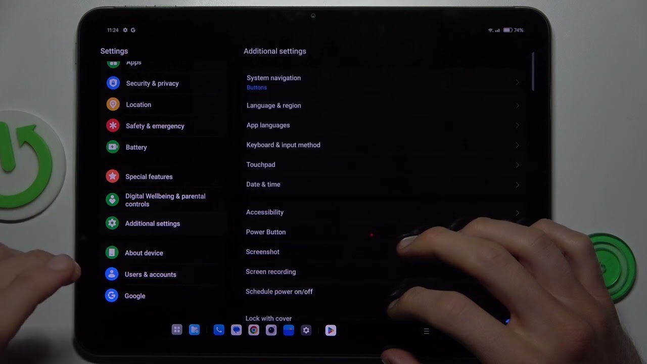 How to Delay Clicks on OnePlus Pad Go &ndash; Touch and Hold Delay