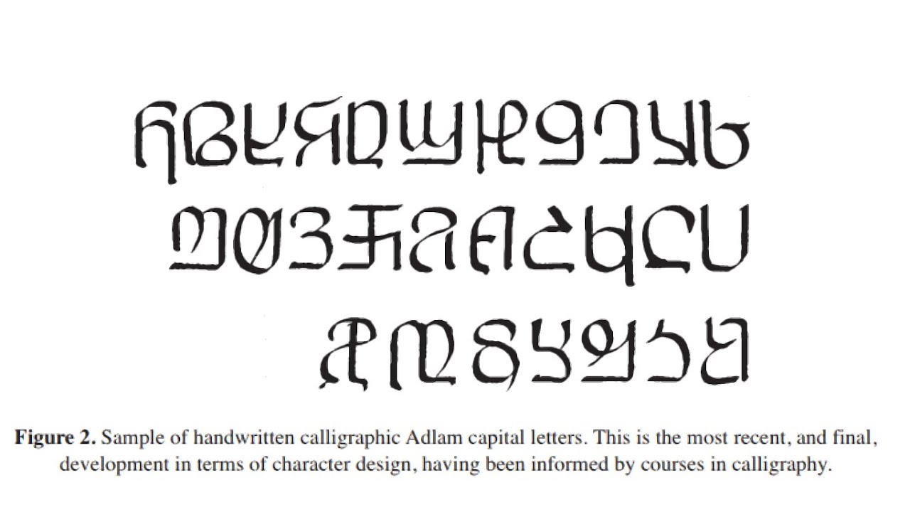 The Guinean Adlam Writing Script for the Fula Language with useful phrases and transliterations