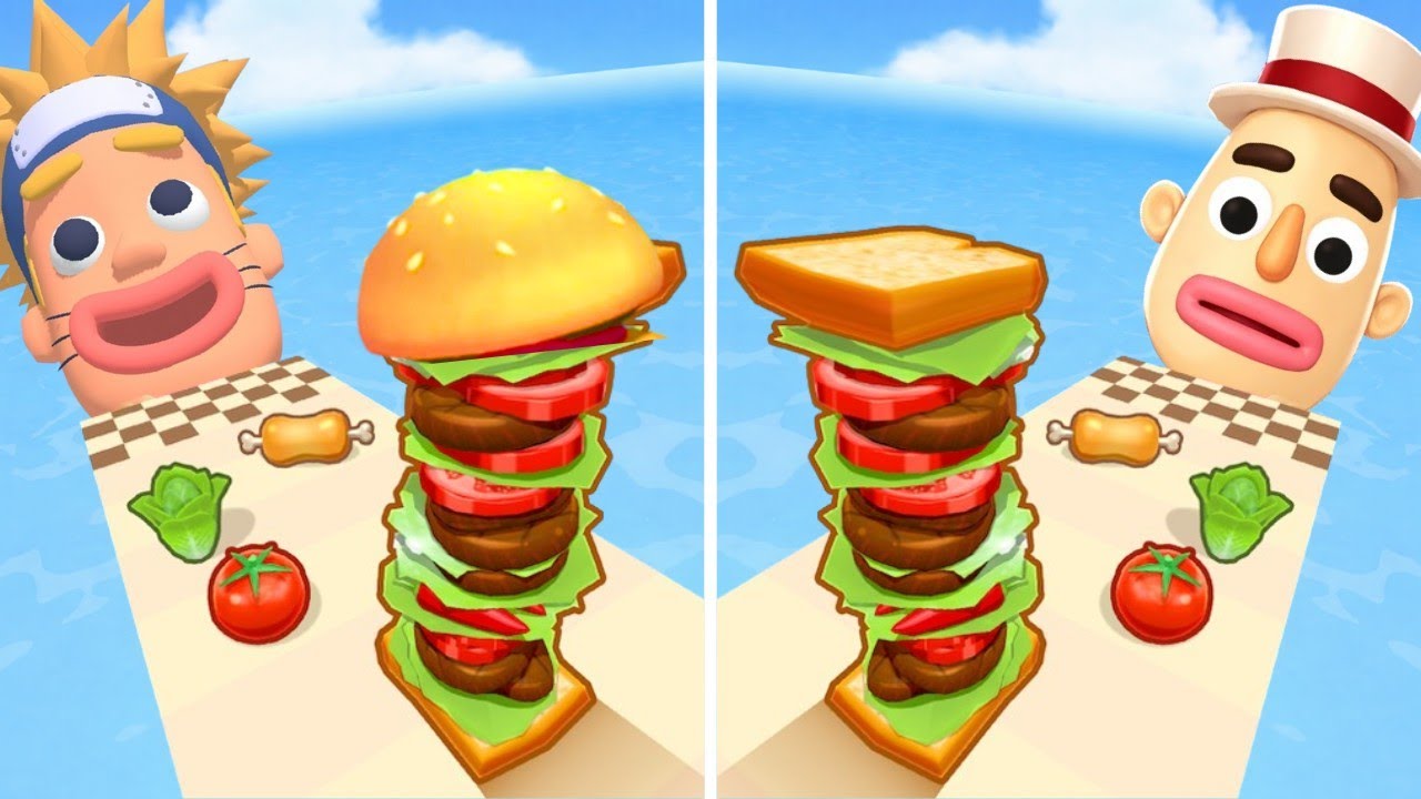 Sandwich Runner vs Burger Master – Ultimate Food Run Battle! 🥪🍔🔥 #vdrsgaming