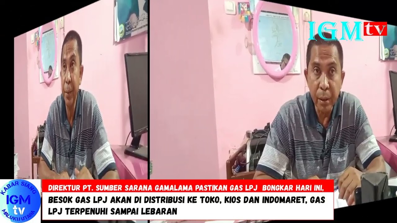 KABAR SIANG   STOK GAS LPJ TERPENUHI HINGGA IDUL FITRI 1447 H   IGM tv