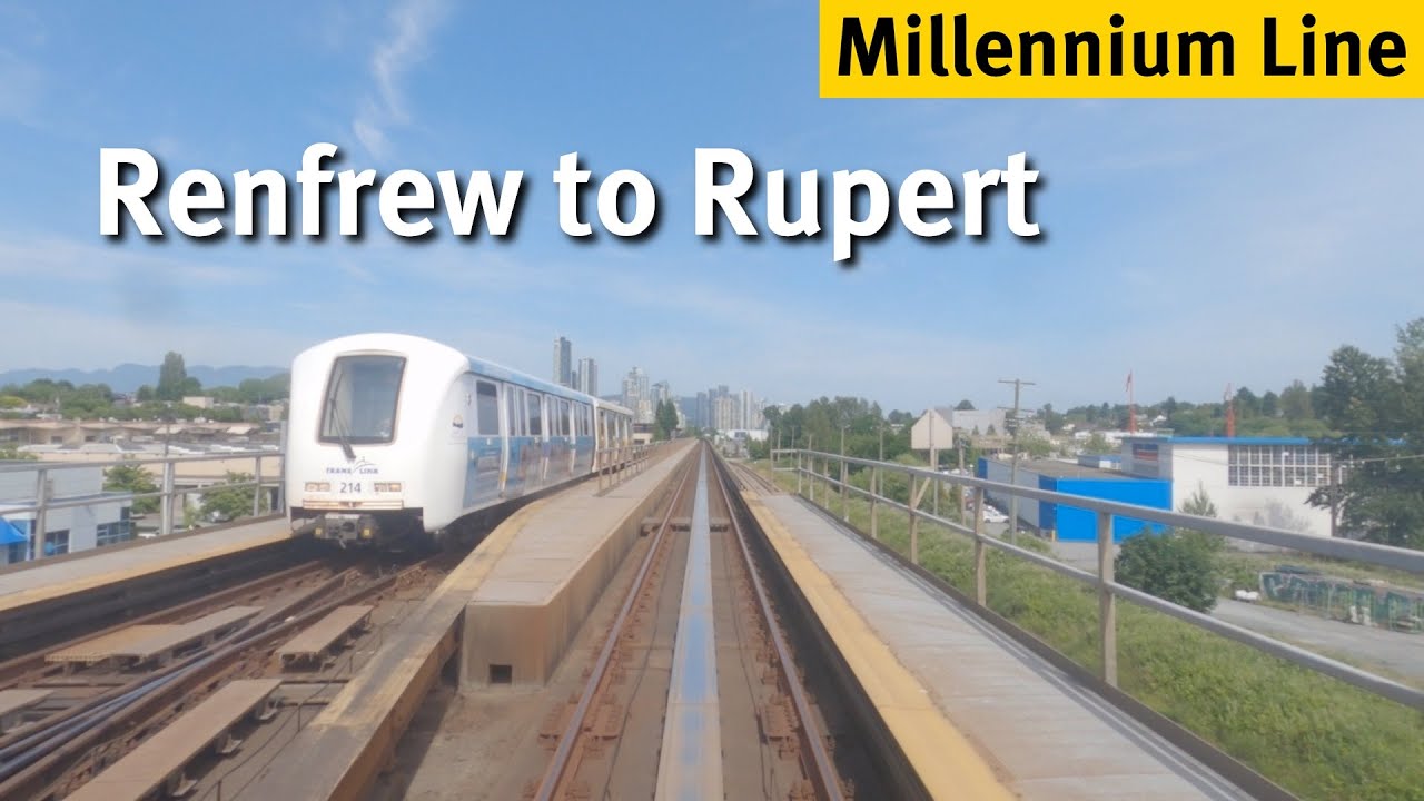 Vancouver SkyTrain - Renfrew to Rupert [Millennium Line] | Station-to-Station Ride