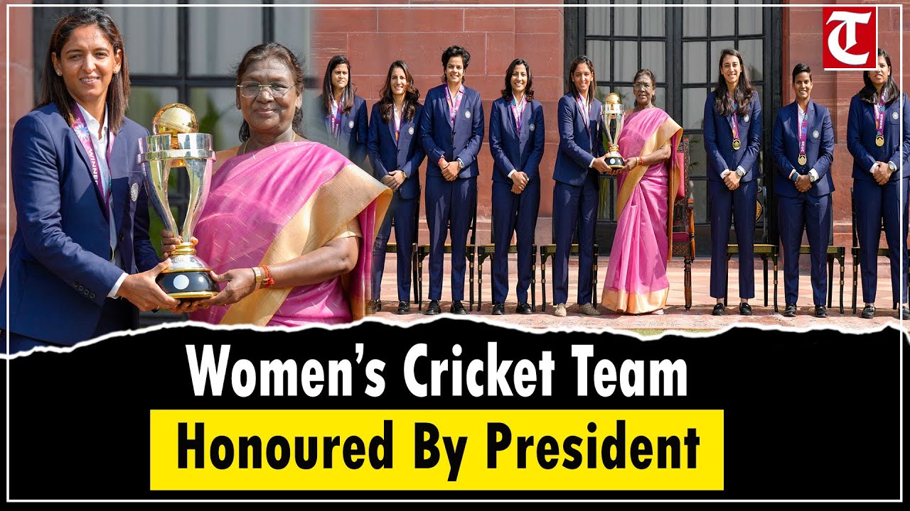 President Droupadi Murmu Meets Women&rsquo;s Cricket Captain Harmanpreet Kaur After ODI World Cup Win