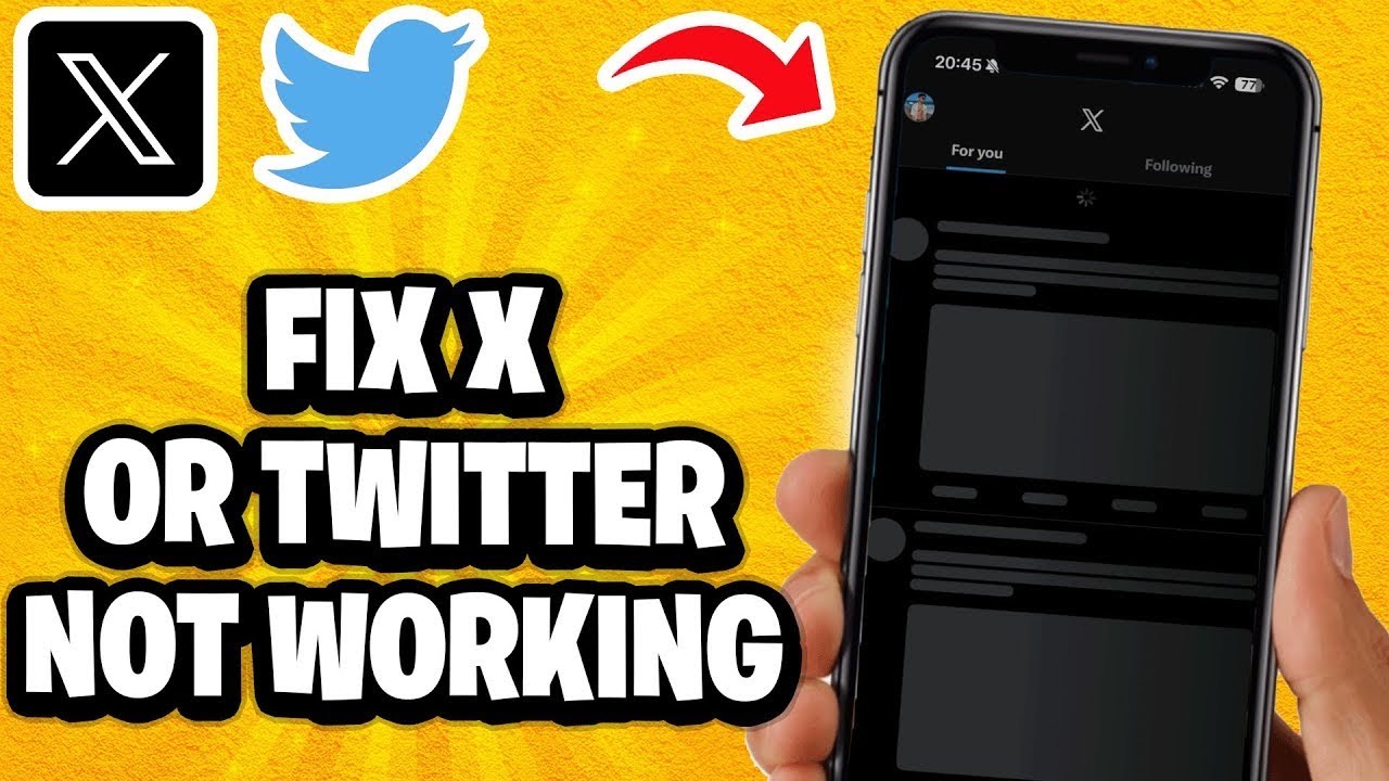 Как исправить проблему с неработающим приложением X (Почему Twitter не работает)