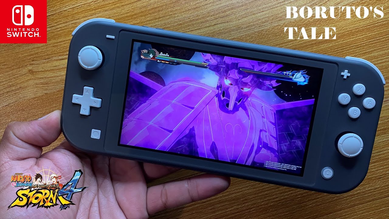 Naruto Shippuden: Ultimate Ninja Storm 4 Road To Boruto- Boruto’s Tale Nintendo Switch Lite Gameplay