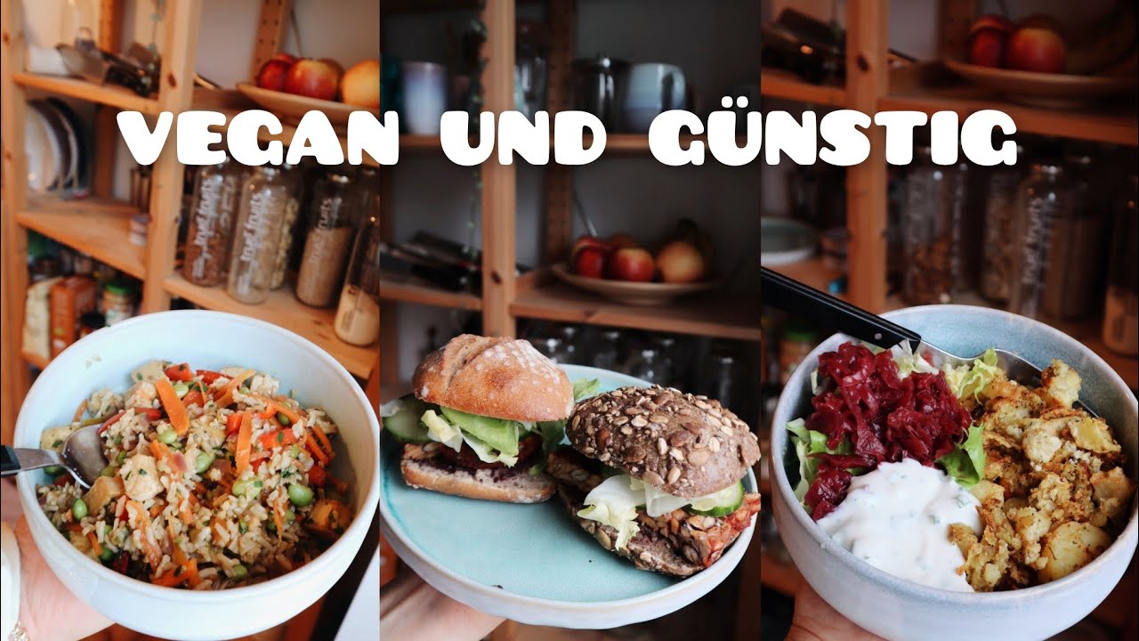 Wocheneinkauf für 40€ | Vegan Food Diary | Einfache & Günstige Rezepte