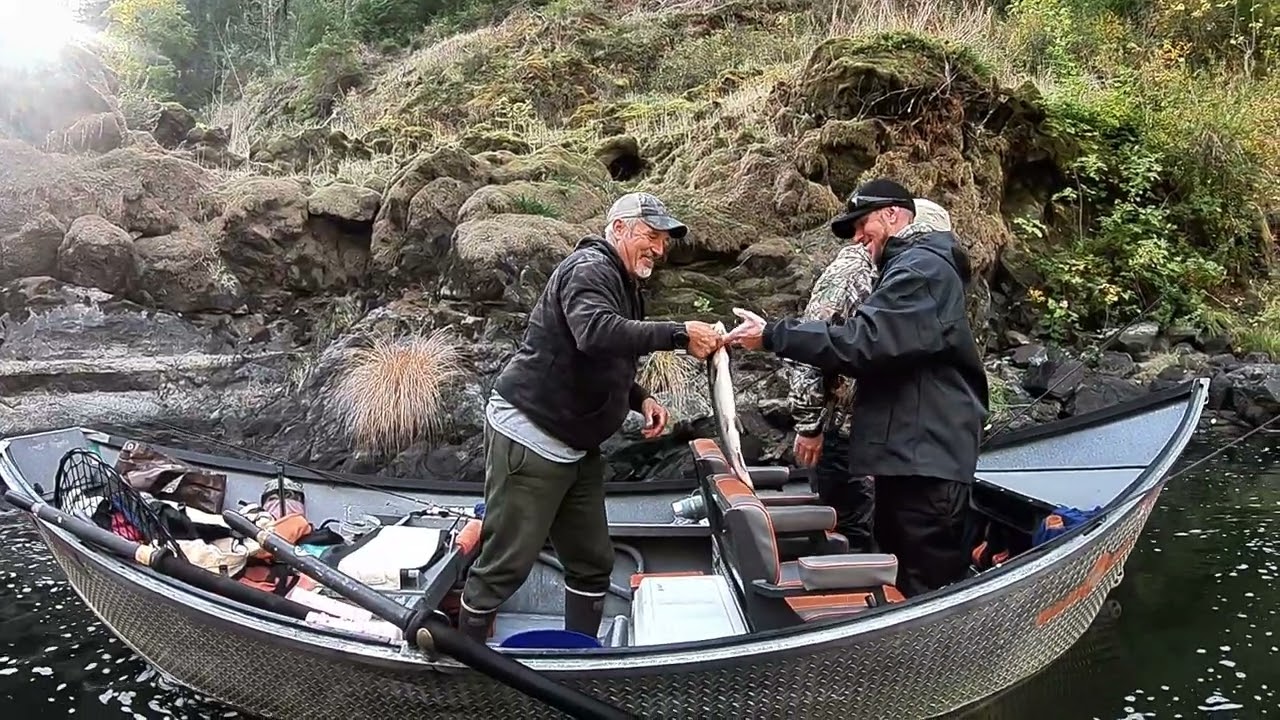 Rogue River in a drift boat - audio back in - I saw the comment and wanted to address that.
