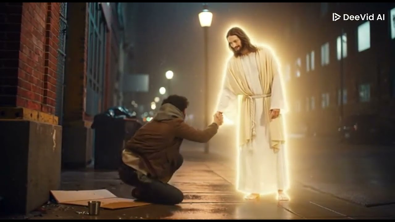Jesus gives hope to the homeless