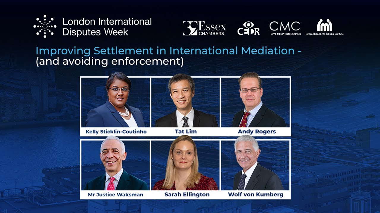 Improving Settlement in International Mediation - LIDW 2025