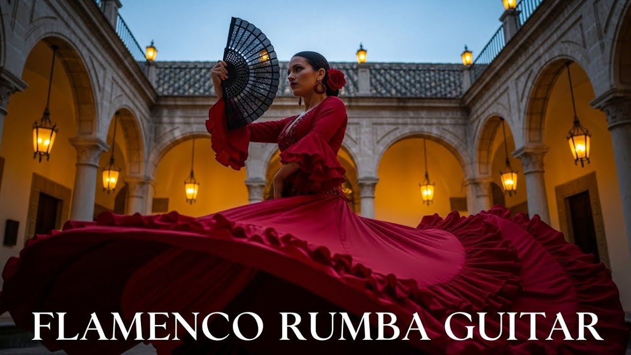 Relaxing Romantic Flamenco Guitar Instrumental for Calm Evening Relaxation