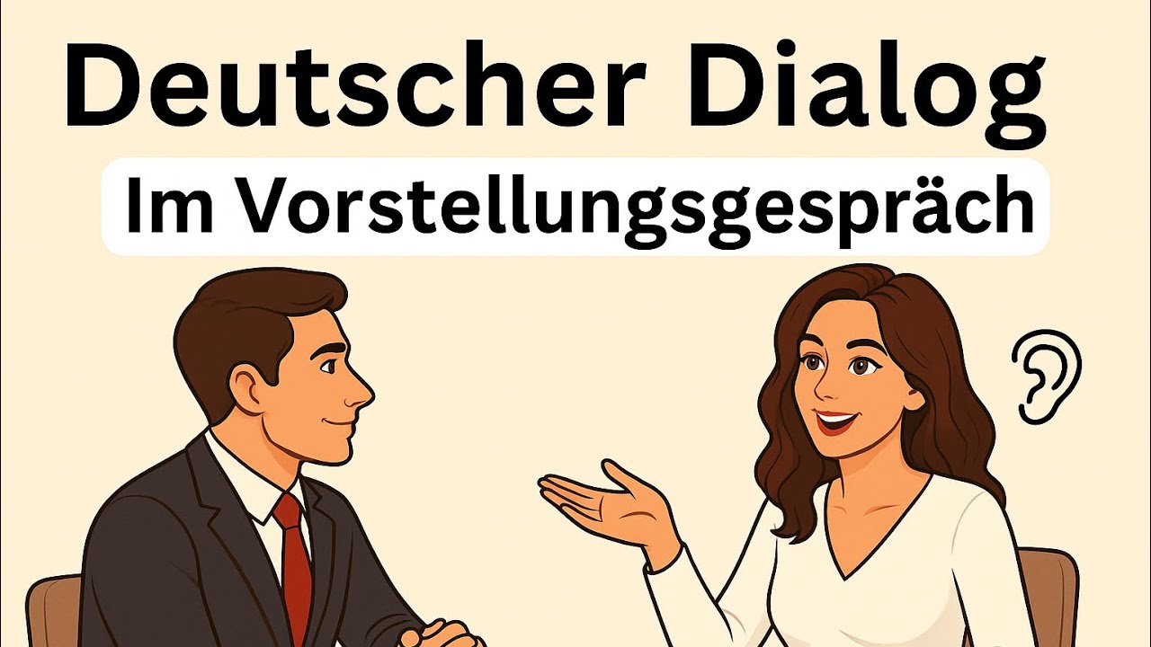 Die 10 häufigsten Fragen im Vorstellungsgespräch: Mit Antworten für deinen Job in Deutschland!🇩🇪💼🎧  