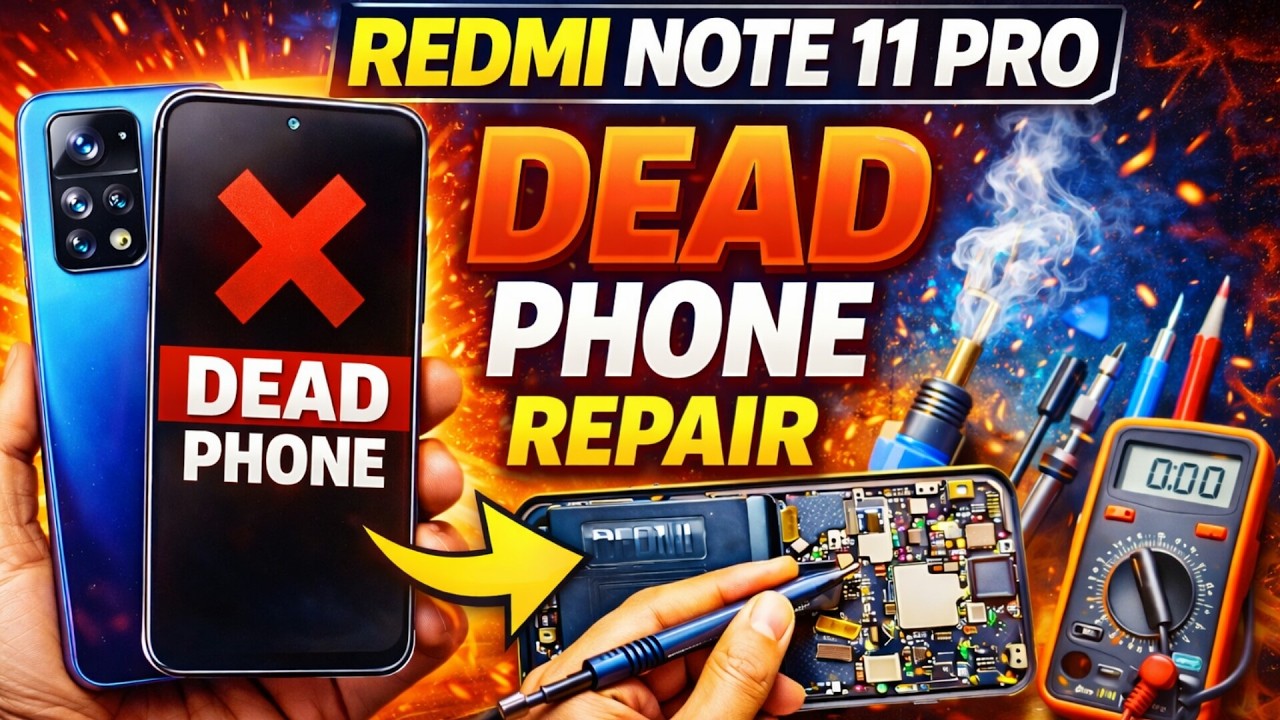 Redmi Note 11 Pro Dead Phone Repair | 100% Working Solution 💫