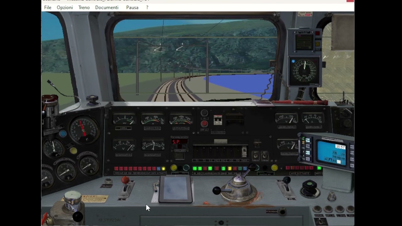 Simulatore Treno 6.01 (EP.22) E656 con ICN da Messina C.le a Palermo C.le[ quarta parte ]!!