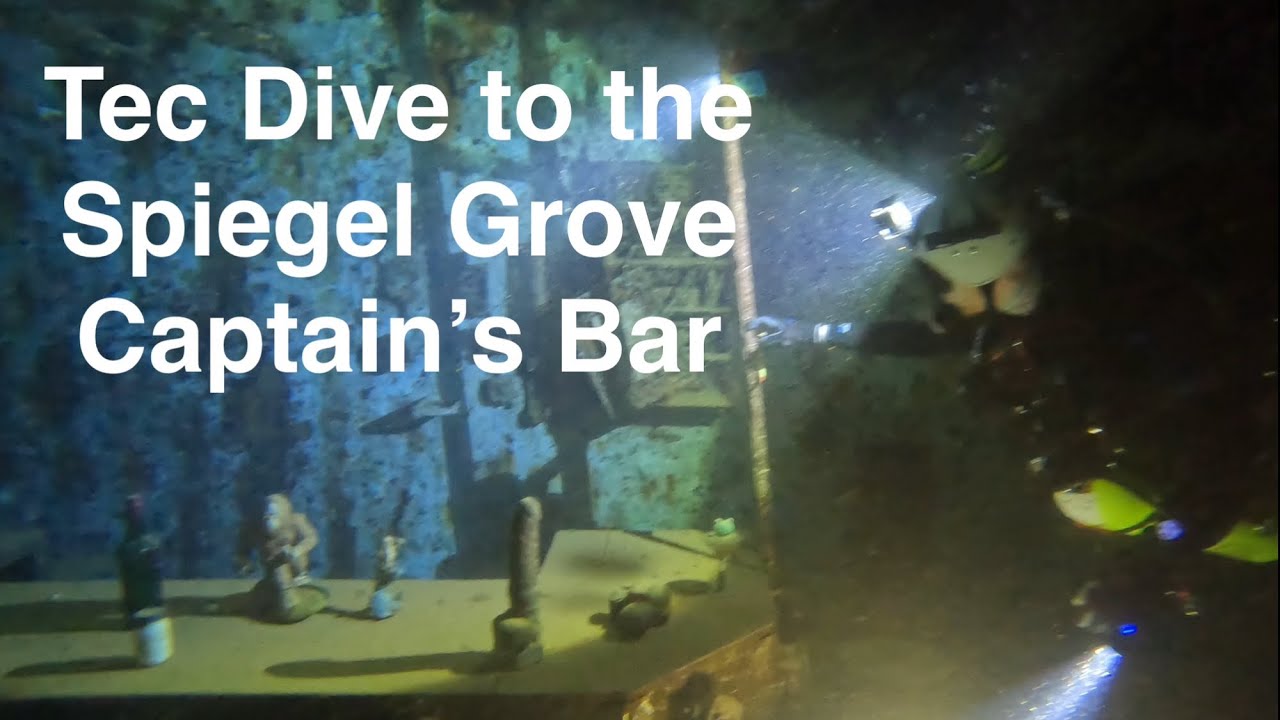 Technical Dive to Spiegel Grove Captains Bar