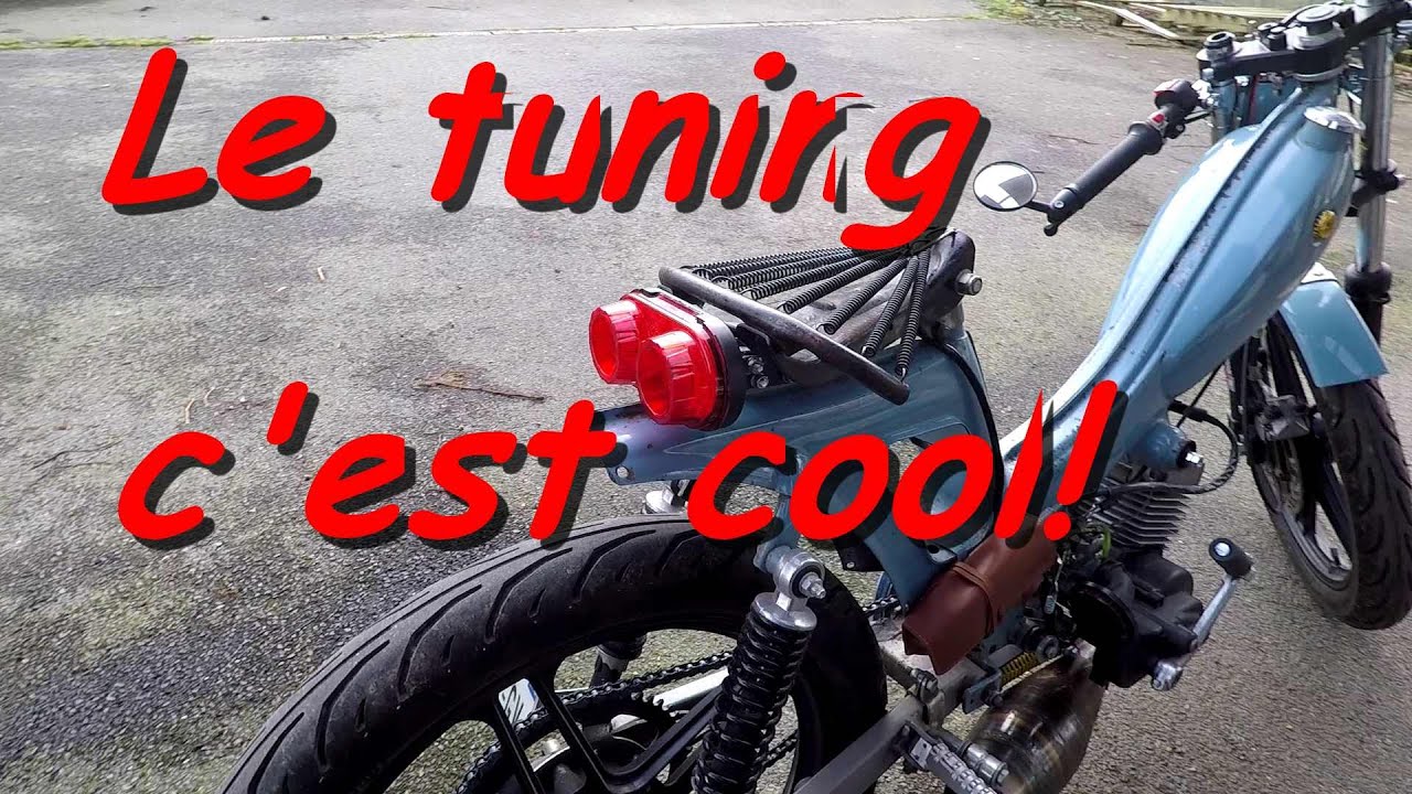 Feux à LEDs sur la Motobecane AV88