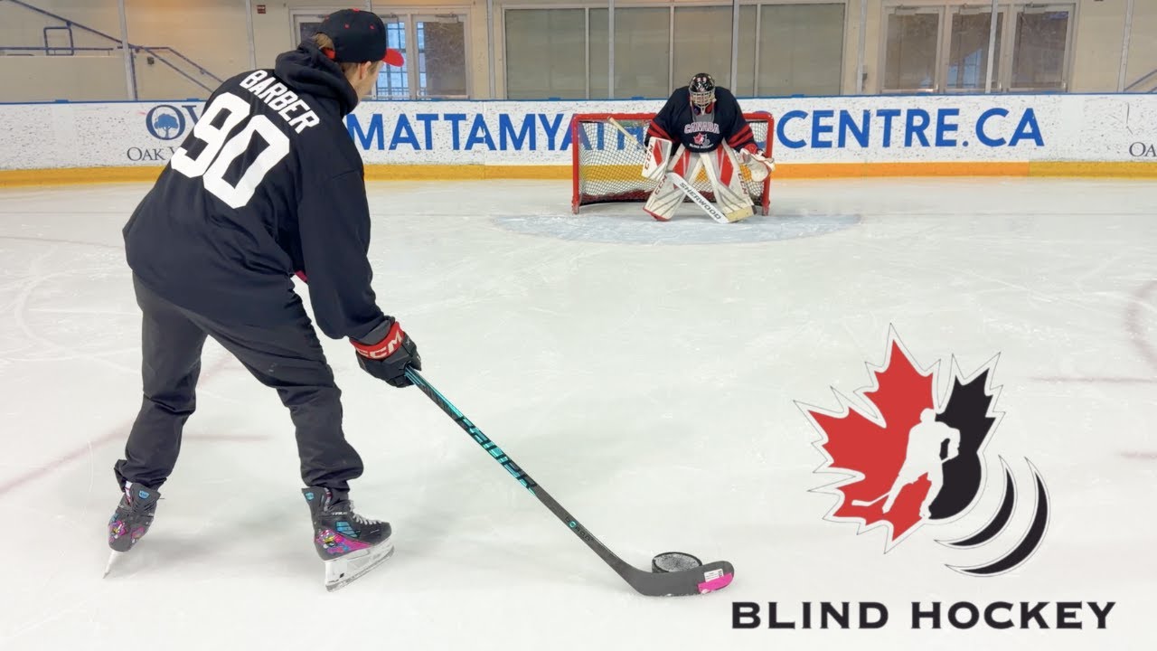 I TRIED BLIND HOCKEY!
