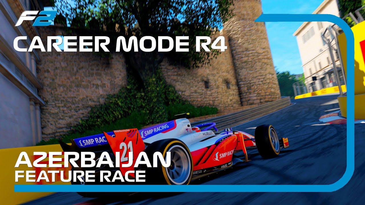 F1 2021 Career Mode #7 - F2 Baku Feature Race [100% Race + Cockpit + No HUD]