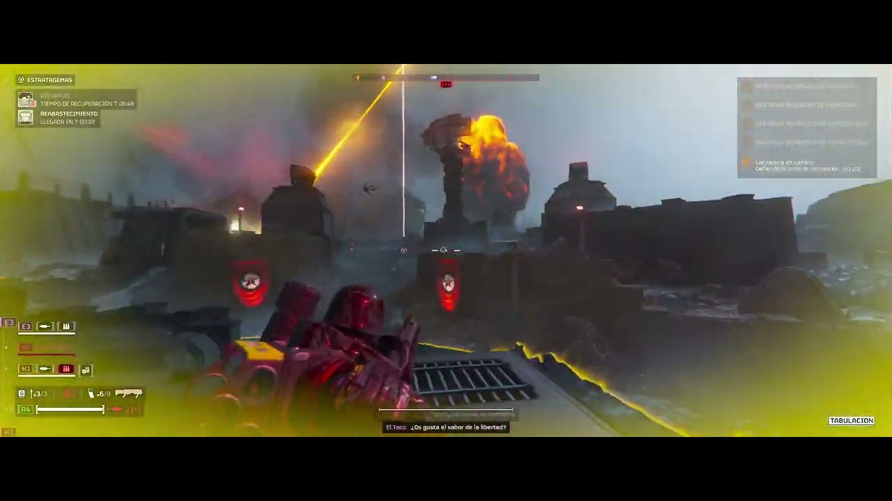 Helldivers 2 Atacando Cyberstan, contra Autómatas, superhelldiver! 1