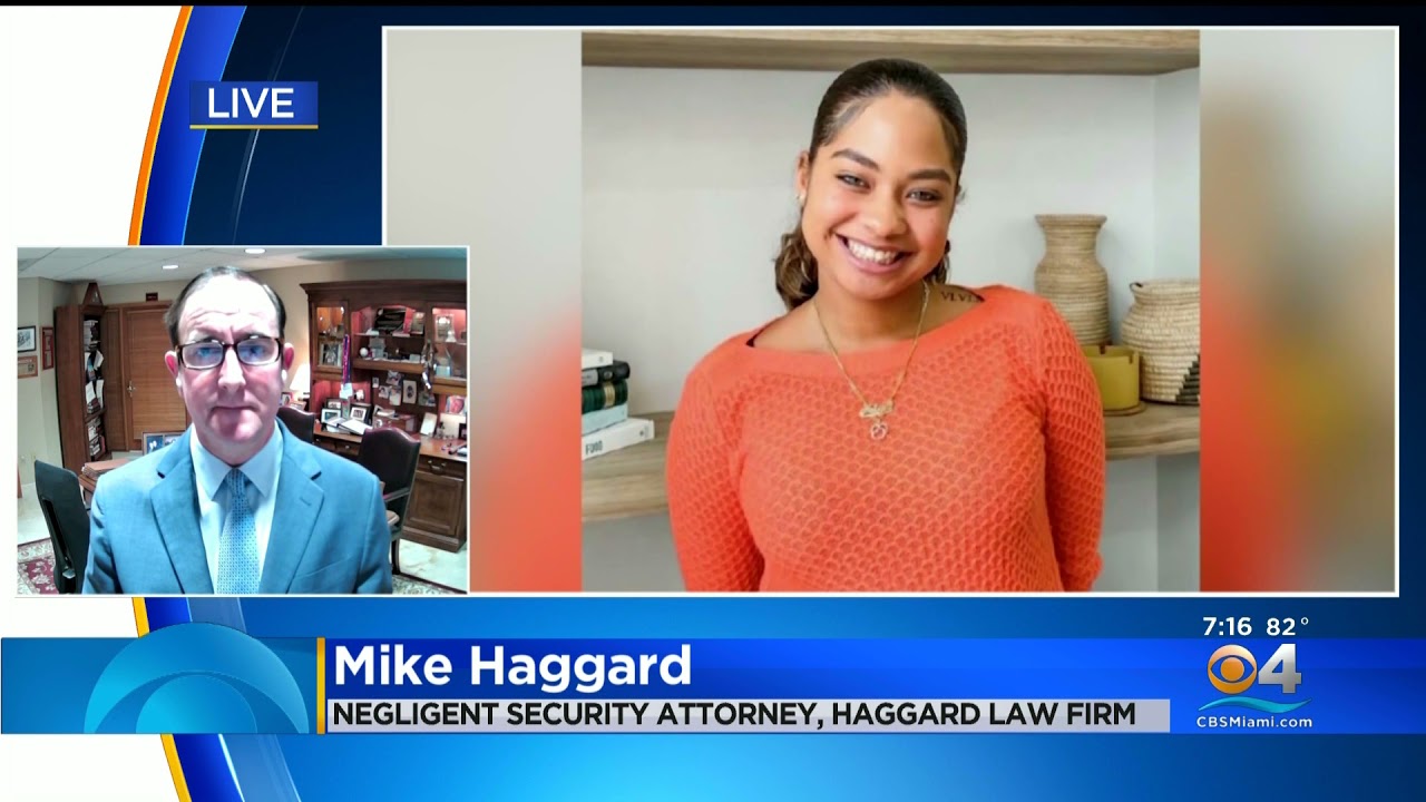 Top Negligent Security Lawyer Michael Haggard Interviewed on CBS Miami about Miya Marcano Case