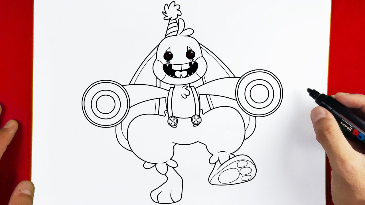 How to Draw Bunzo Bunny Poppy Playtime